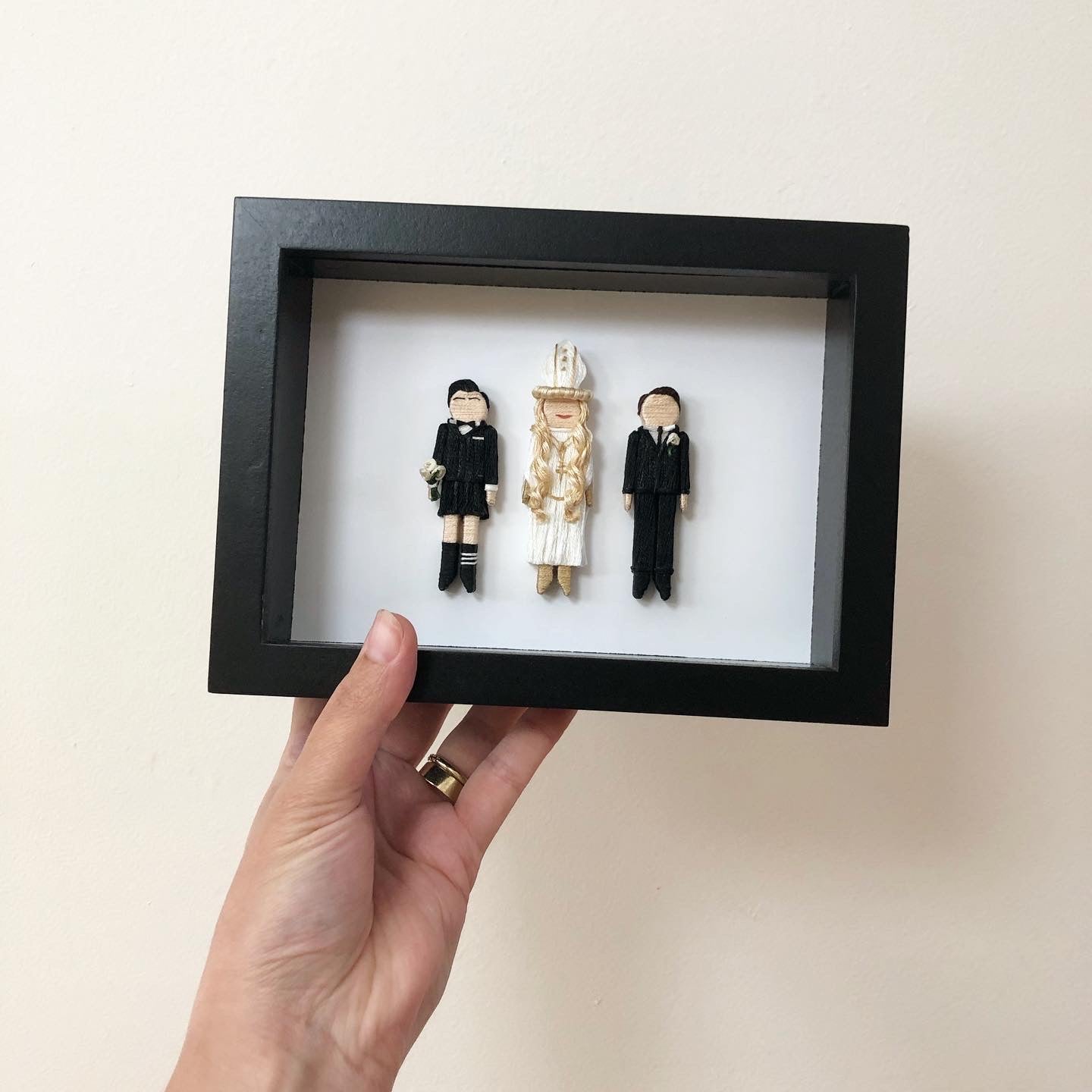 Clothespin Doll Schitt's Creek Wedding