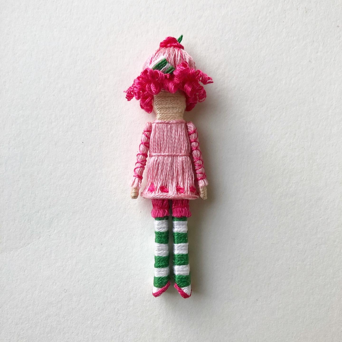 Clothespin Doll Strawberry Shortcake & Friends