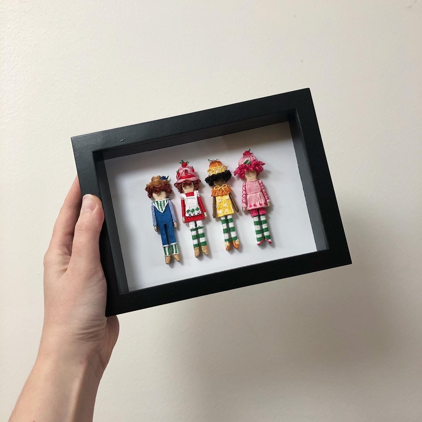 Clothespin Doll Strawberry Shortcake Friends